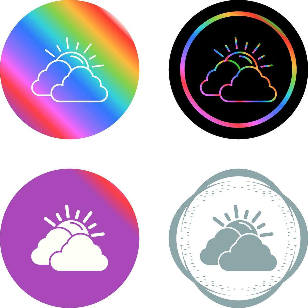 icono de vector de nube