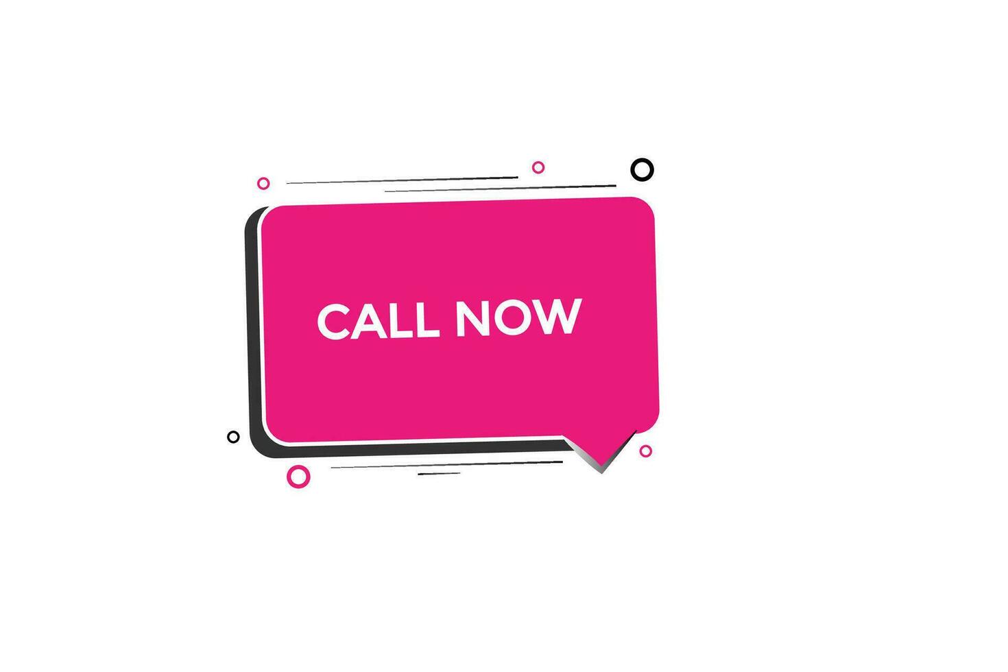 new call now modern, website, click button, level, sign, speech, bubble  banner, vector