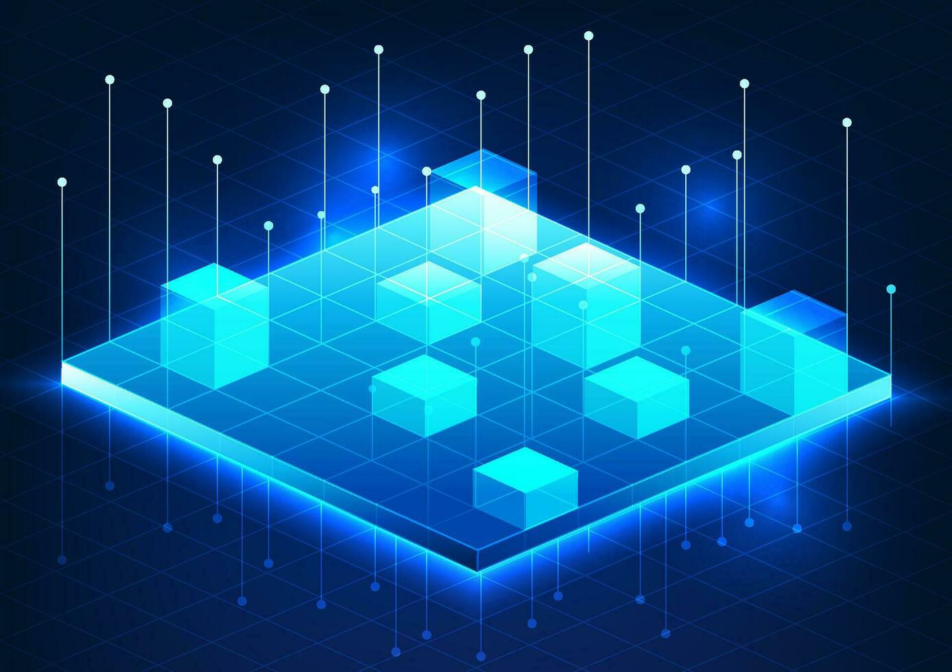 Metaverse technology background is virtual world technology that can be used to learn For entertainment or business meetings Using VR equipment It is a future innovation. vector