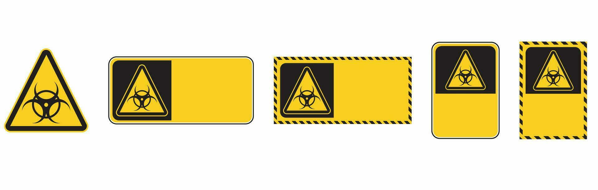 toxic or chemical signs vector