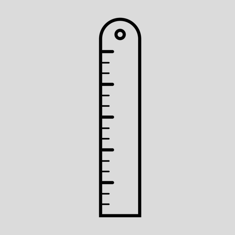 Ruler icon vector