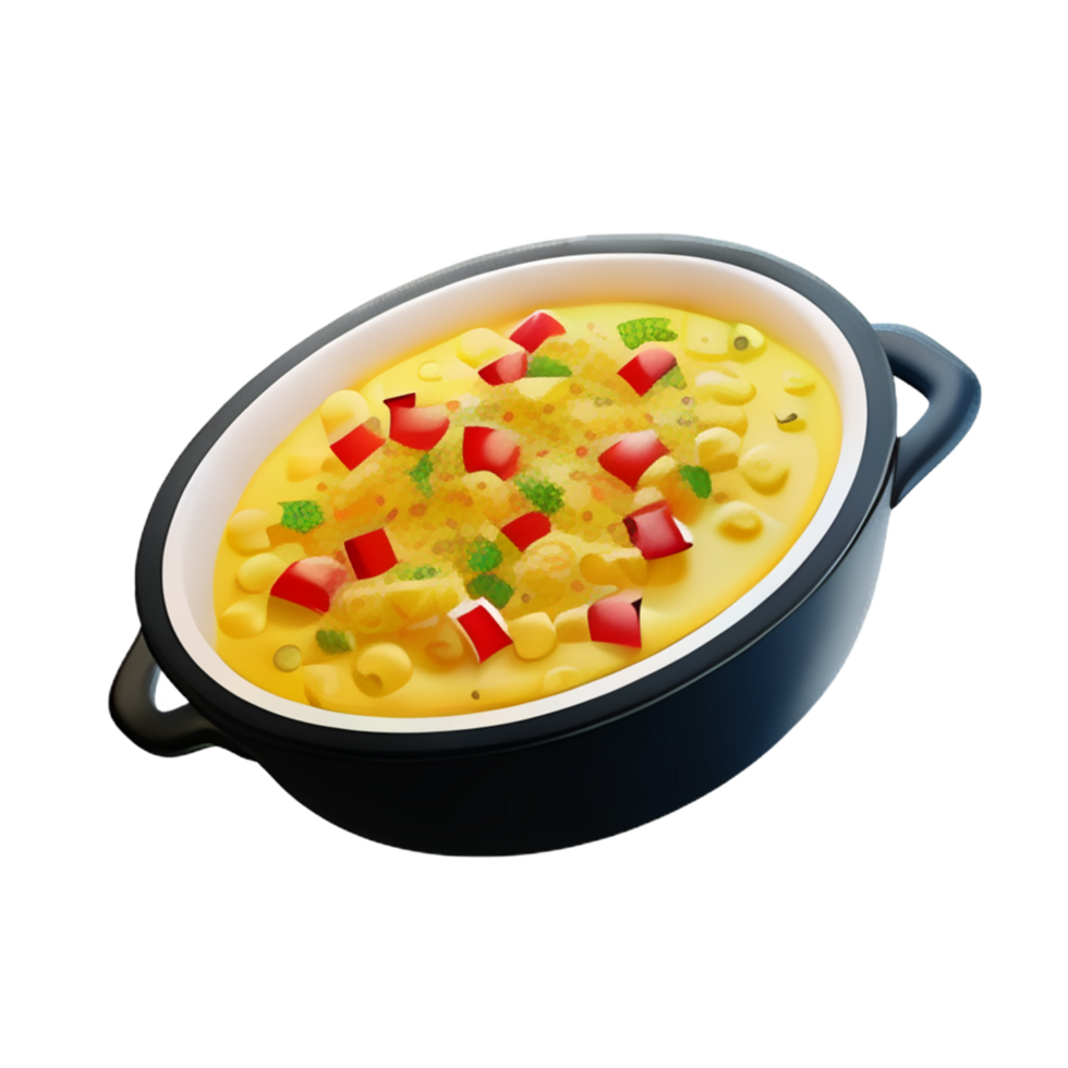 A creamy macaroni and cheese dish. png