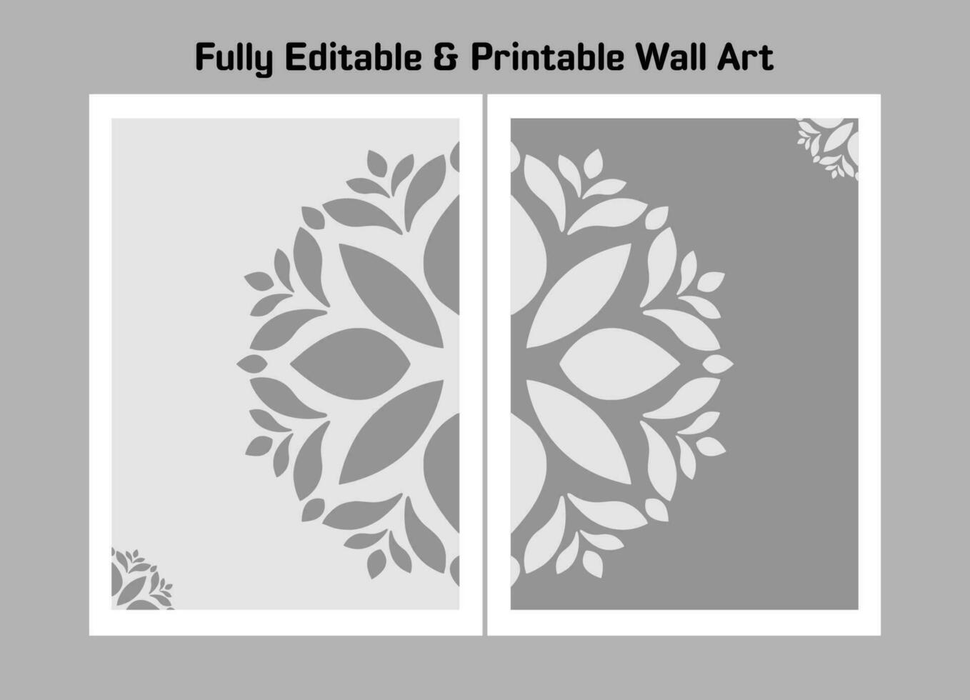Wall Art Editable vector