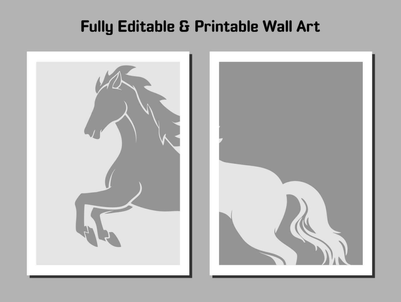 Wall Art Editable vector