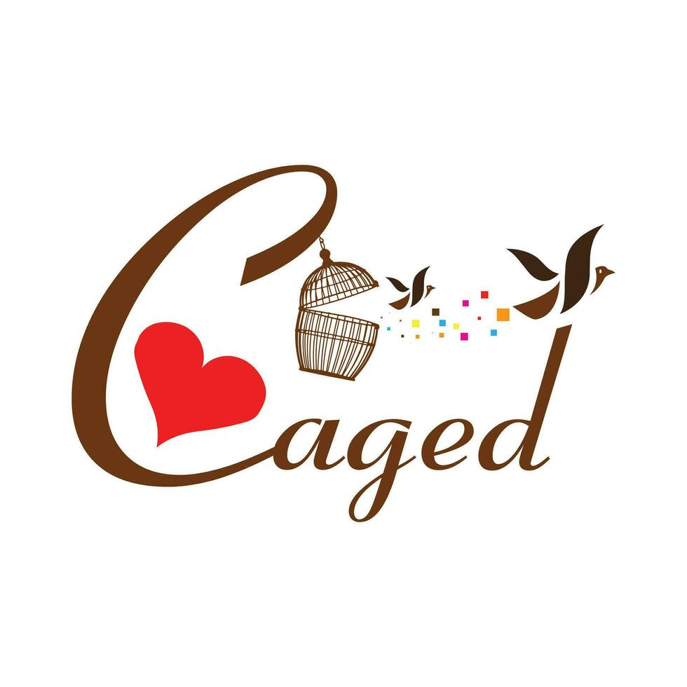 Bird Cage, Logo Design. Bird shop logo, Bird center logo template. vector
