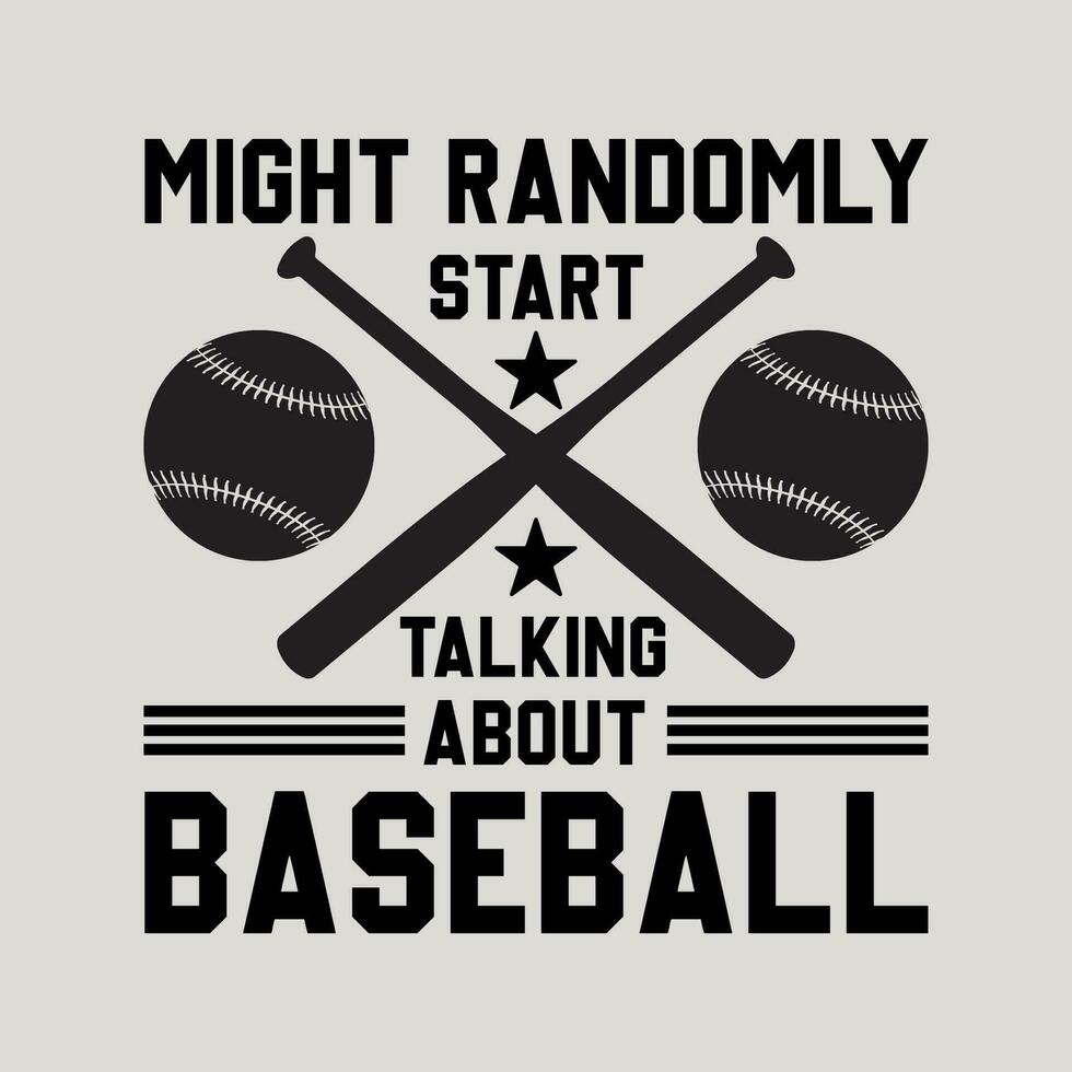 Baseball typography t shirt vector graphic