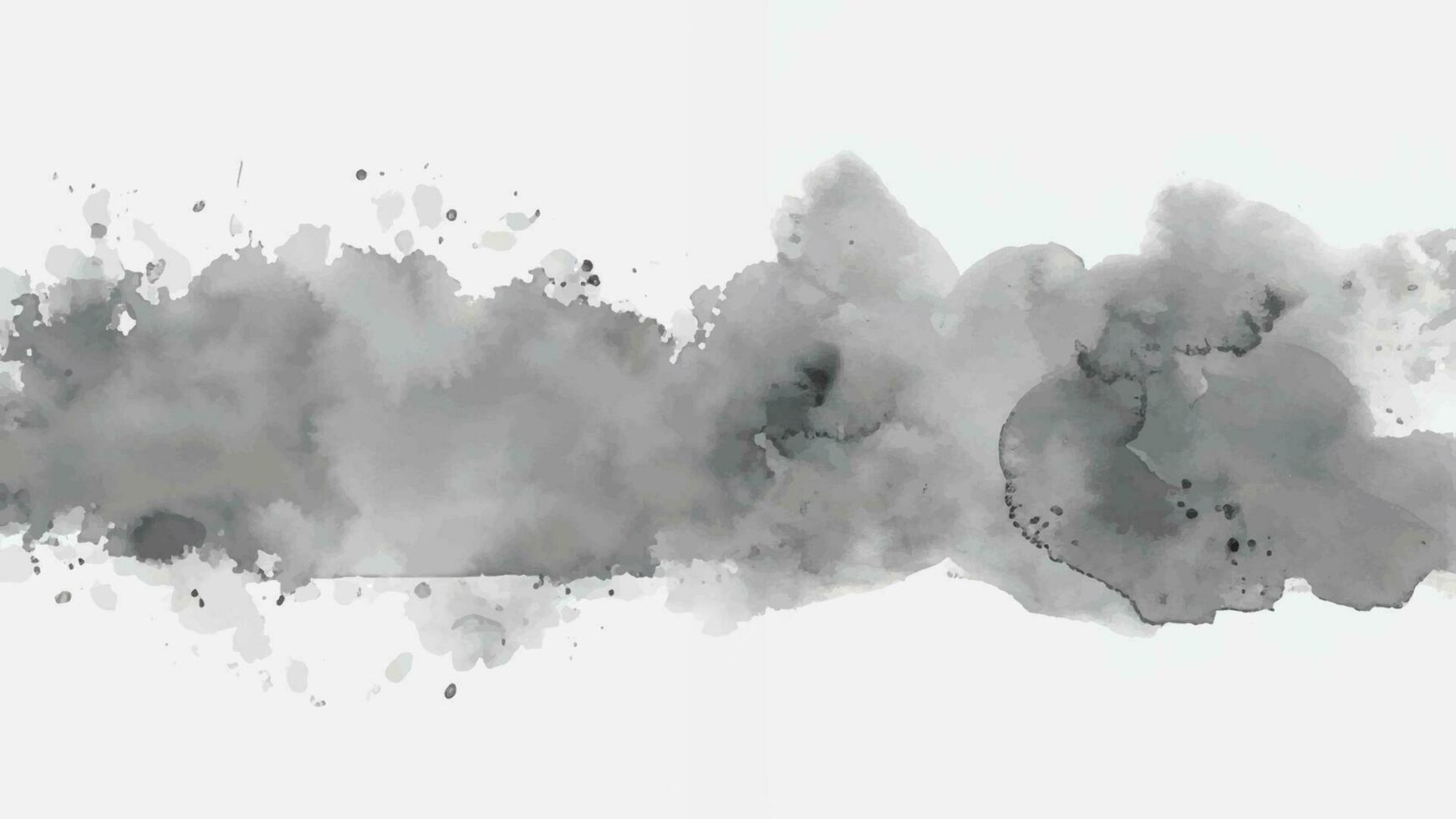 Soft watercolor splash stain background vector