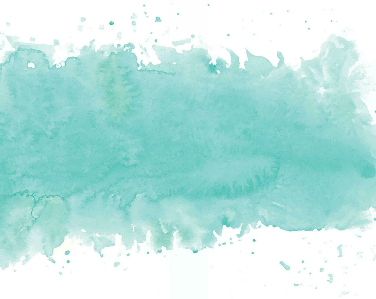 Soft watercolor splash stain background vector