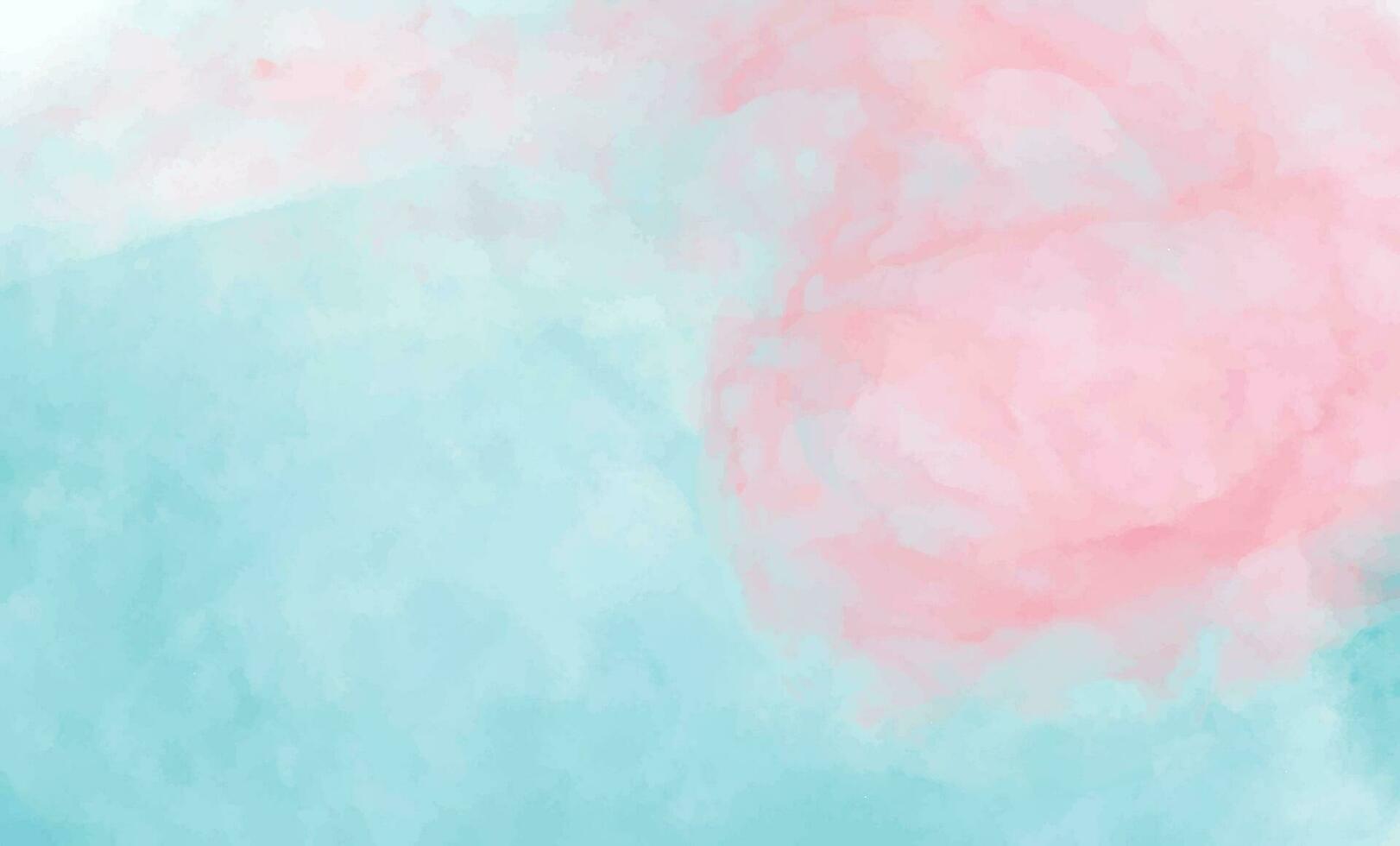 Soft watercolor splash stain background vector