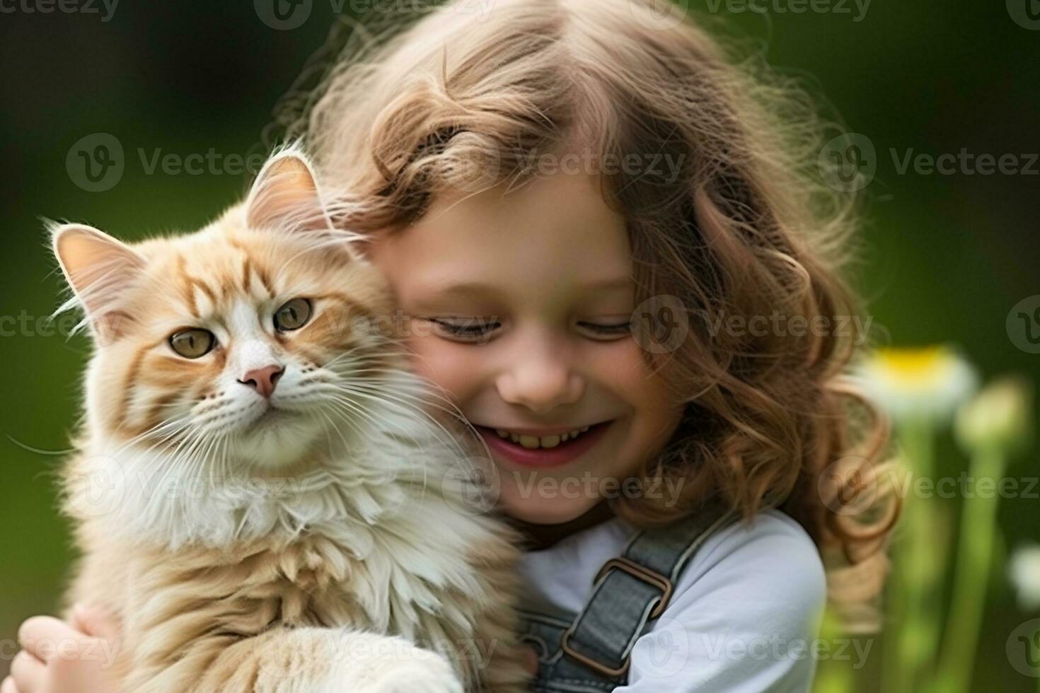 Capture of People Hugging lovely pets photo