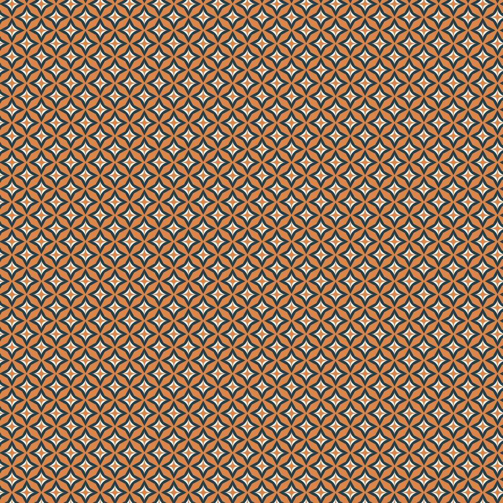 ogee seamless pattern monochrome geometric background. Vector illustration