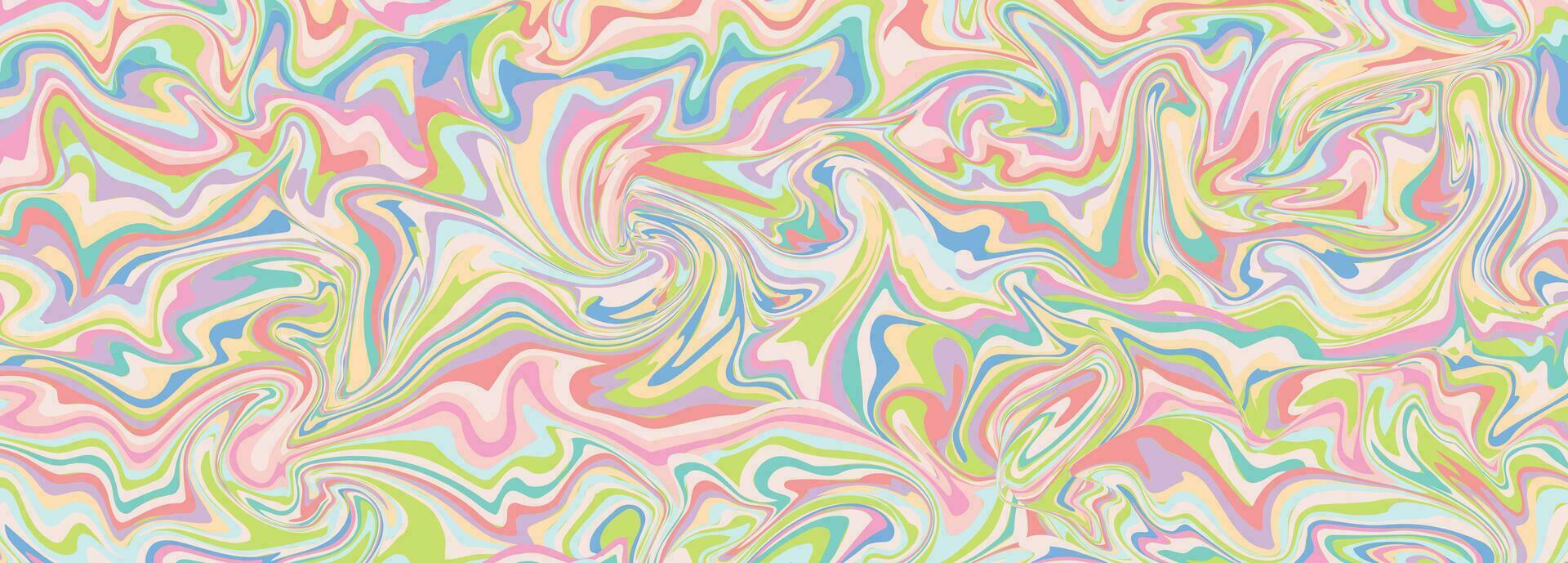 Groovy hippie Liquid marble texture.Wavy marble psychedelic swirl.Y2k aesthetic.Groovy hippie Liquid marble texture posters.Trendy 70s retro psychedelic style vector