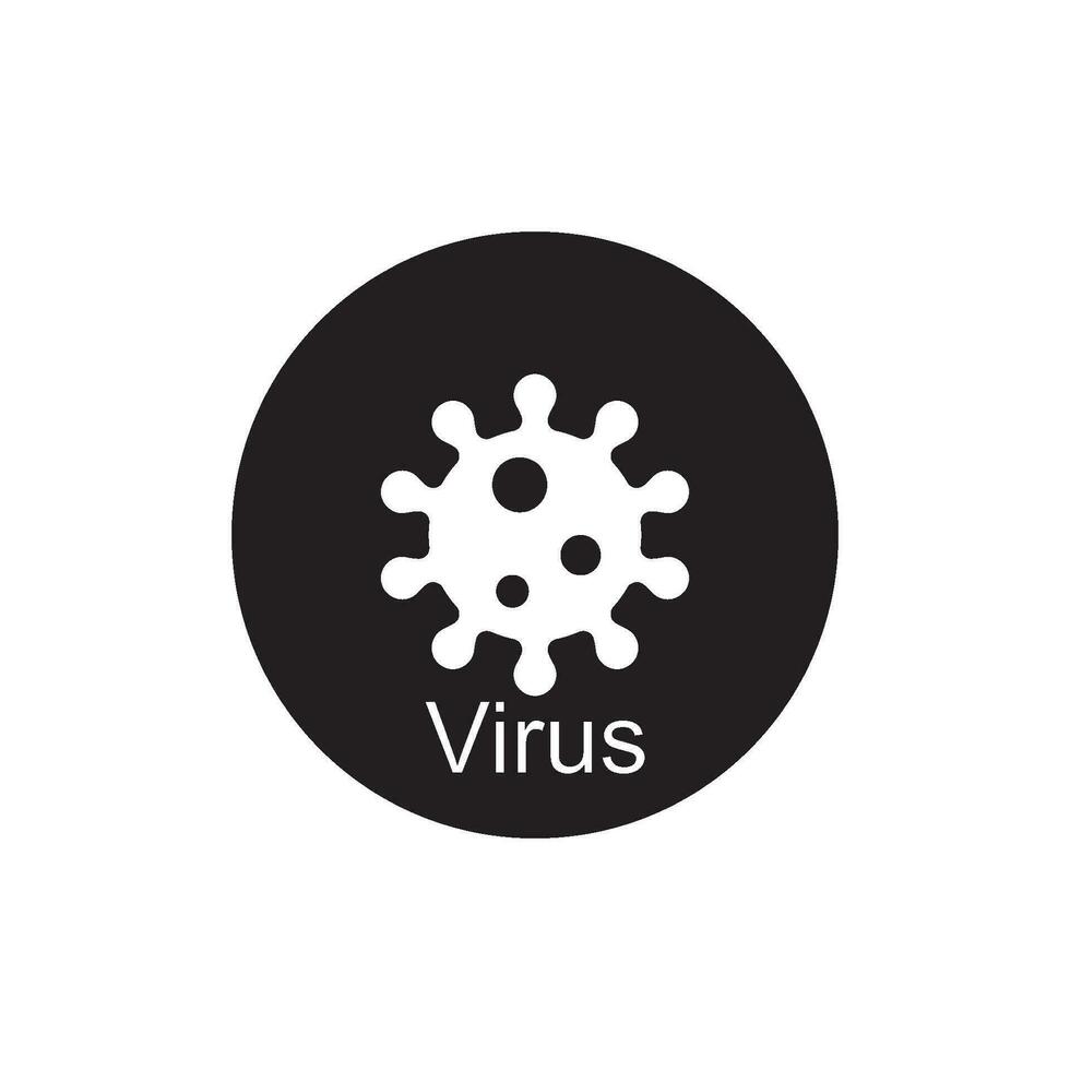 virus icon vector