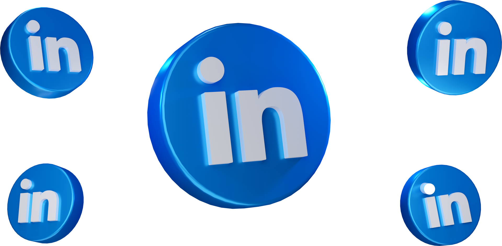 linkedin 3d logo social media linkedin icon 28534245 PNG