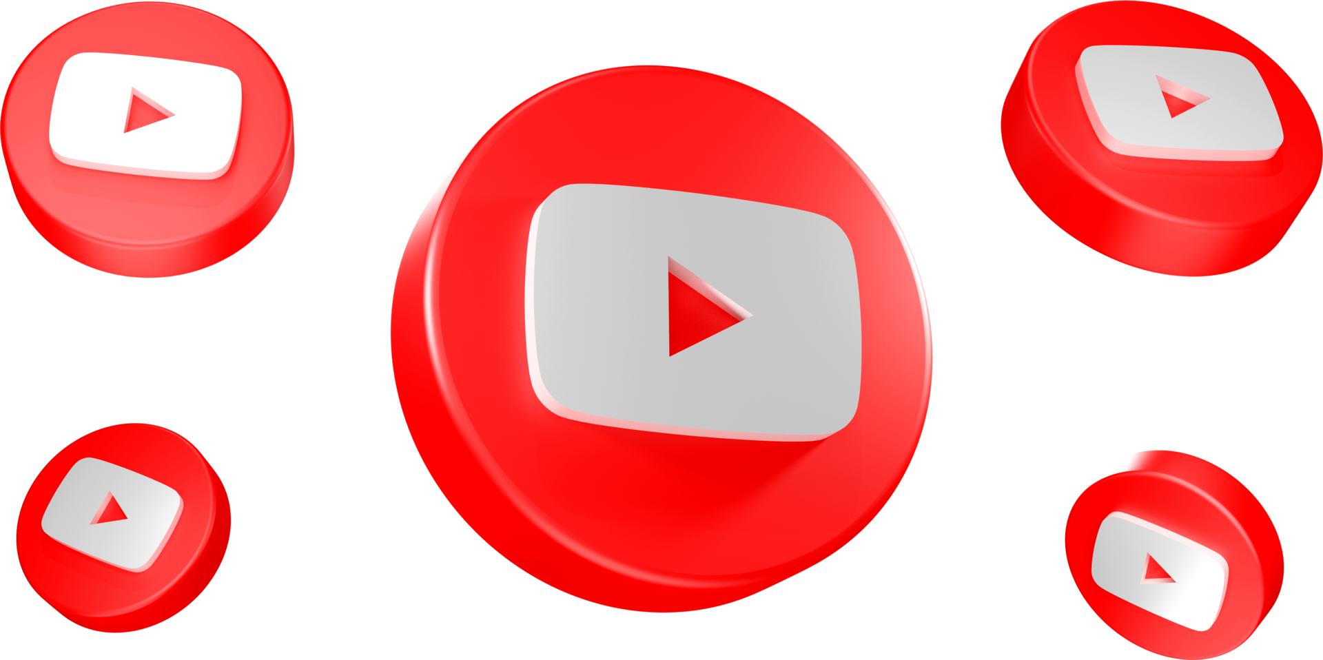 Youtube 3d logo social medios de comunicación Youtube icono png