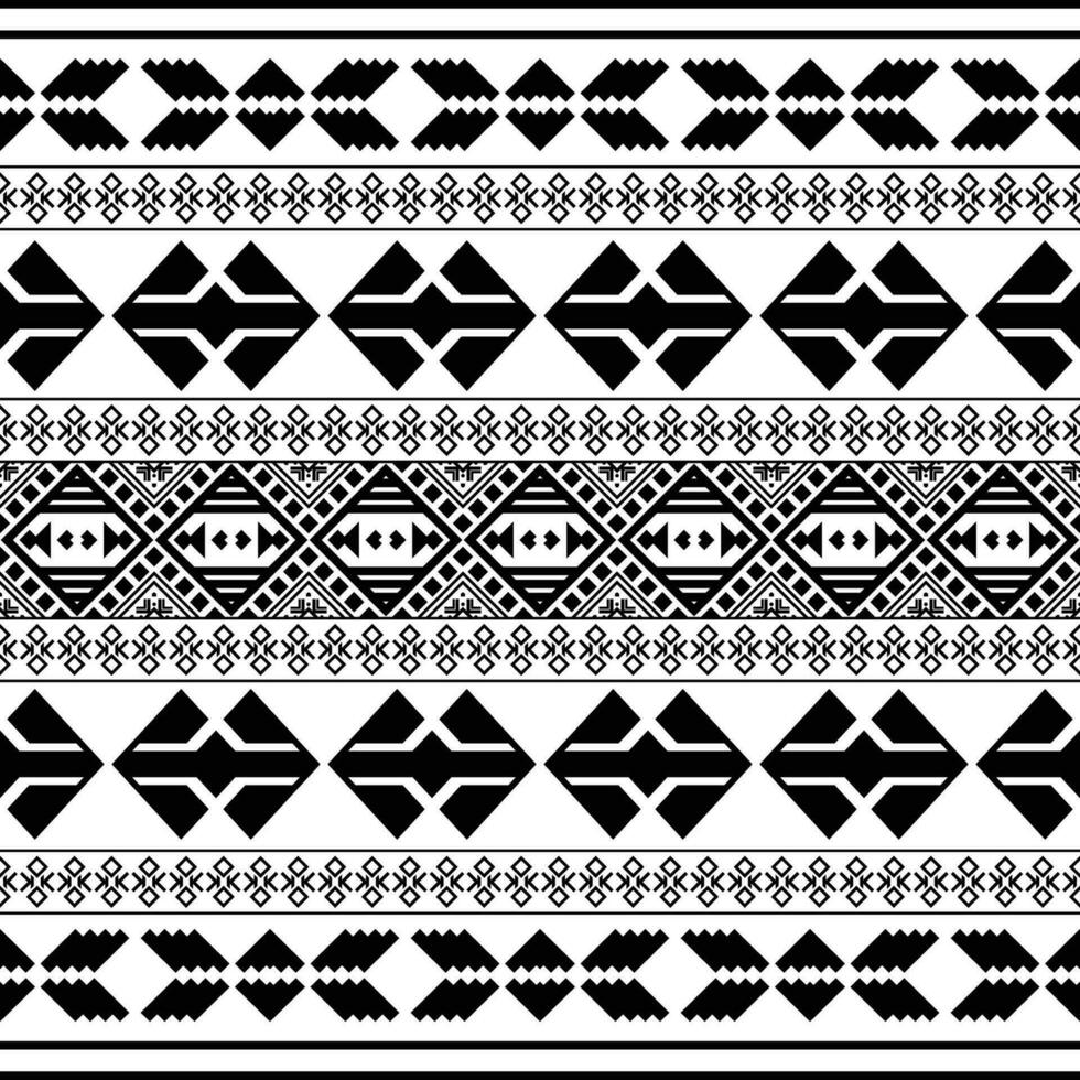 Ethnic patterns. Aztec seamless geometric pattern on white back. Designed for bakcground borders or frames. vector