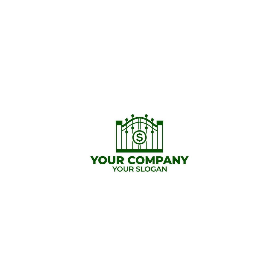 Gate Money Logo Design Vector