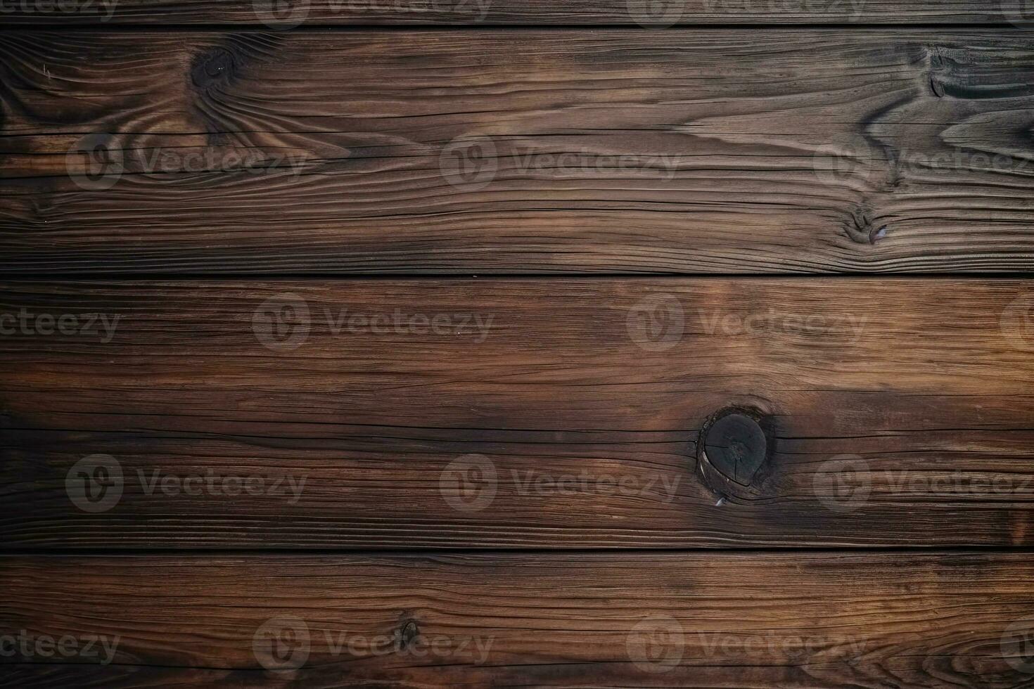 A wooden wall with a dark brown stain, close up of a wood wall with a dark background photo