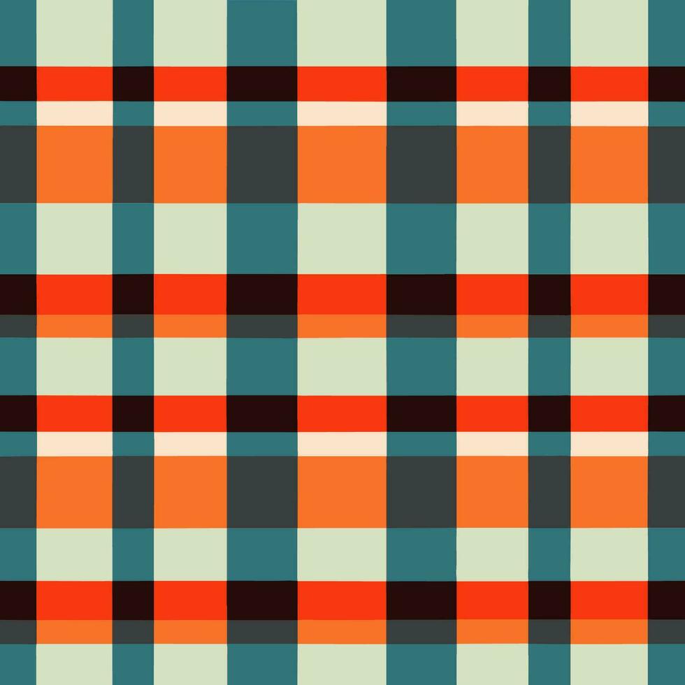 plaid checked pattern seamless fabric textured background modern design vector illustration