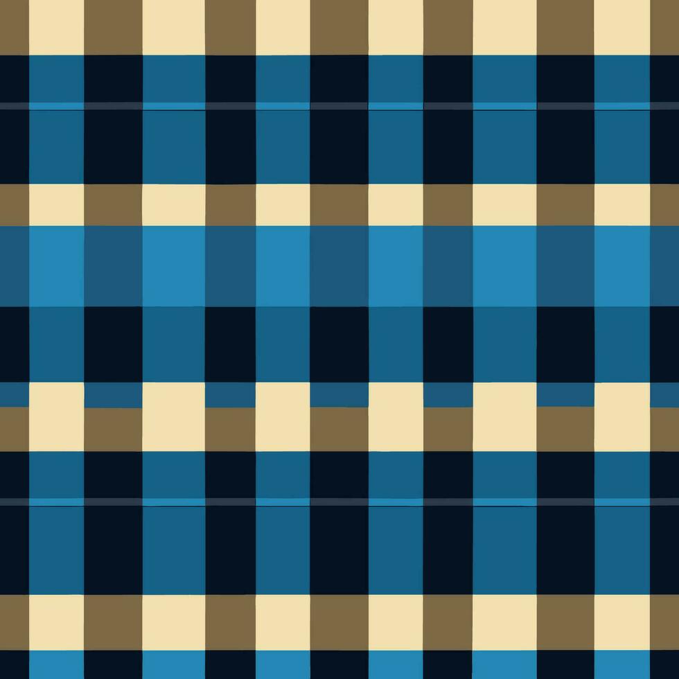 plaid checked pattern seamless fabric textured background modern design vector illustration