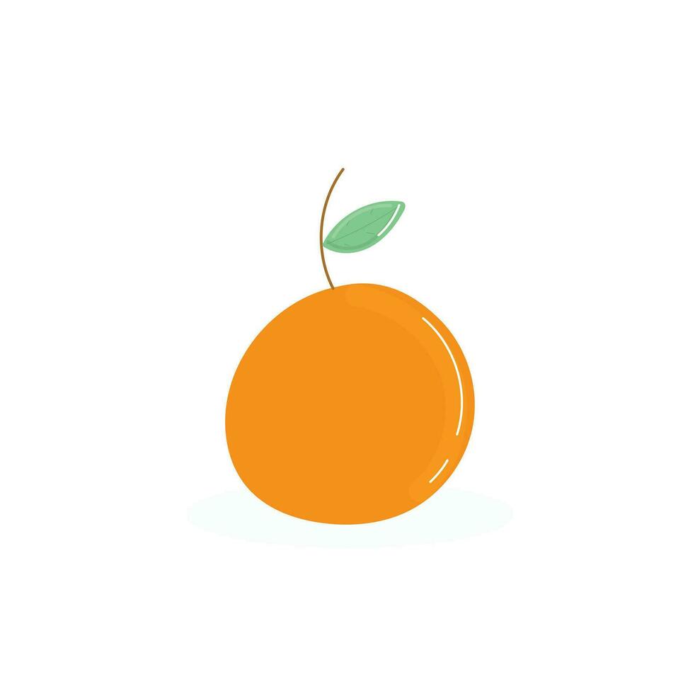 vector de fruta naranja