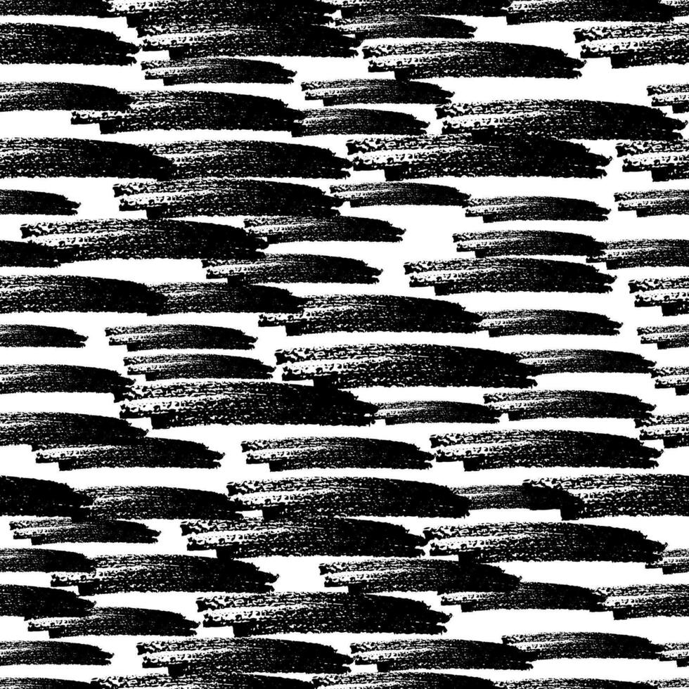 Seamless pattern with black pencil brushstrokes vector