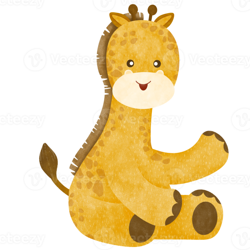 Giraffe cartoon illustration 28535647 PNG