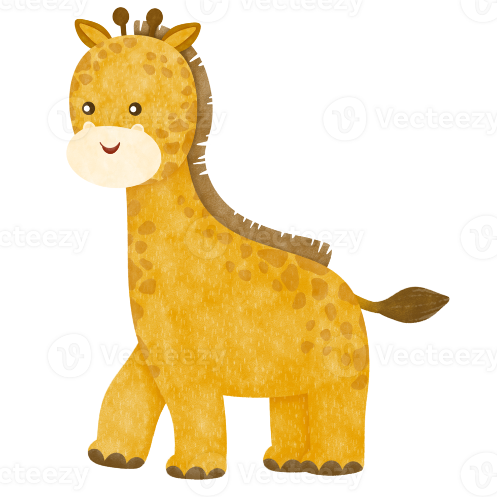 Giraffe cartoon illustration 28535661 PNG