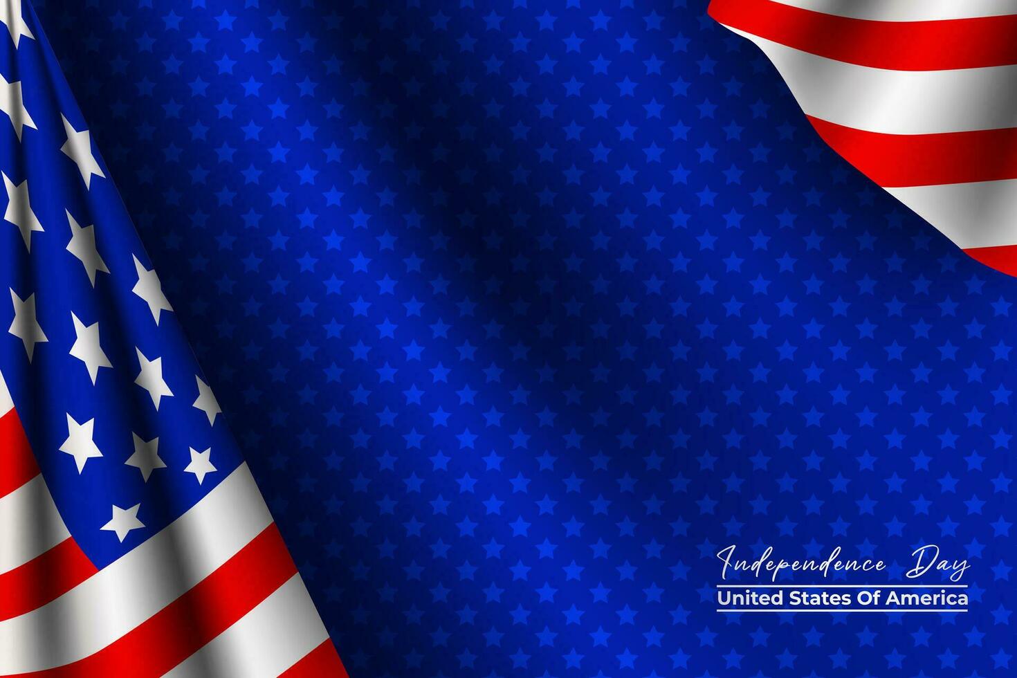 america flag background stock vector for independence day