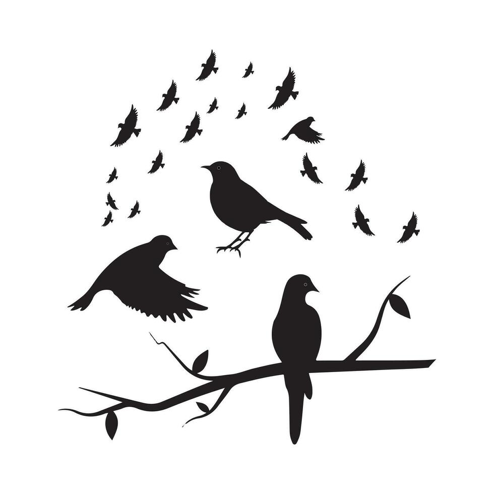Bird Silhouette Vector