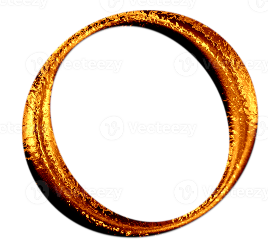 golden letter o 28536177 PNG