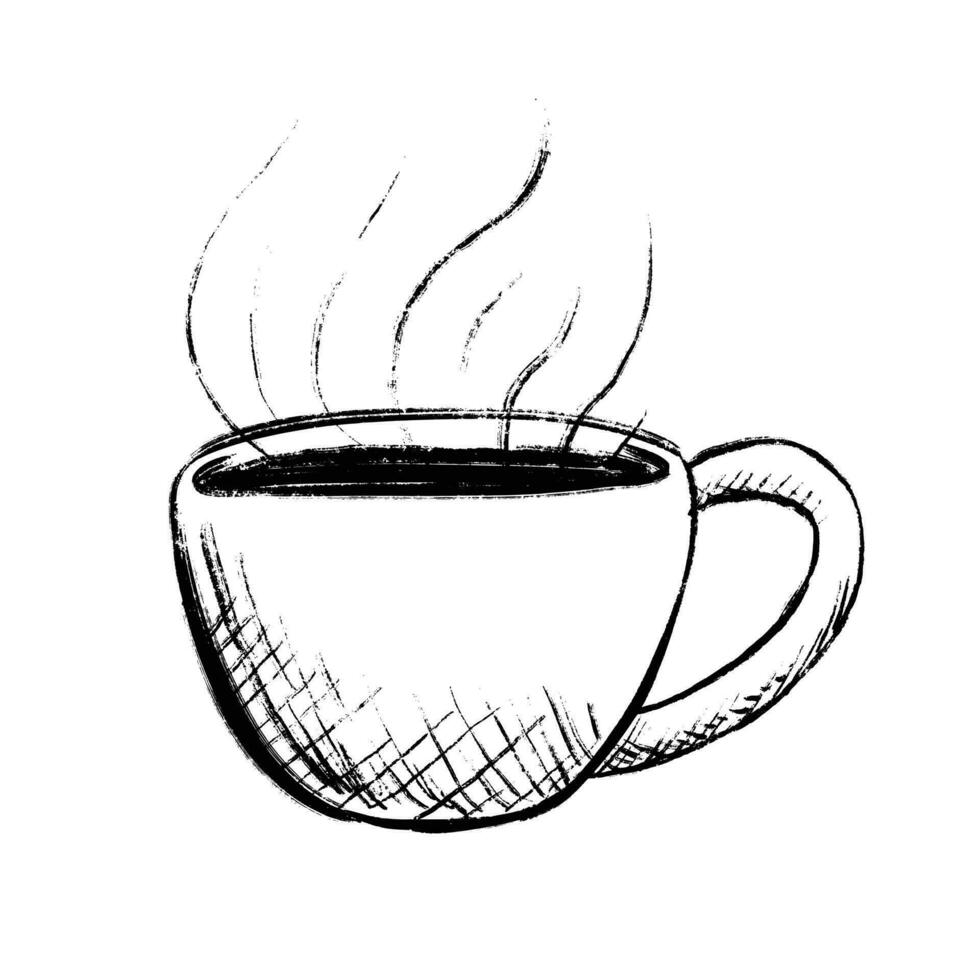 Coffee Hand Drawn vector