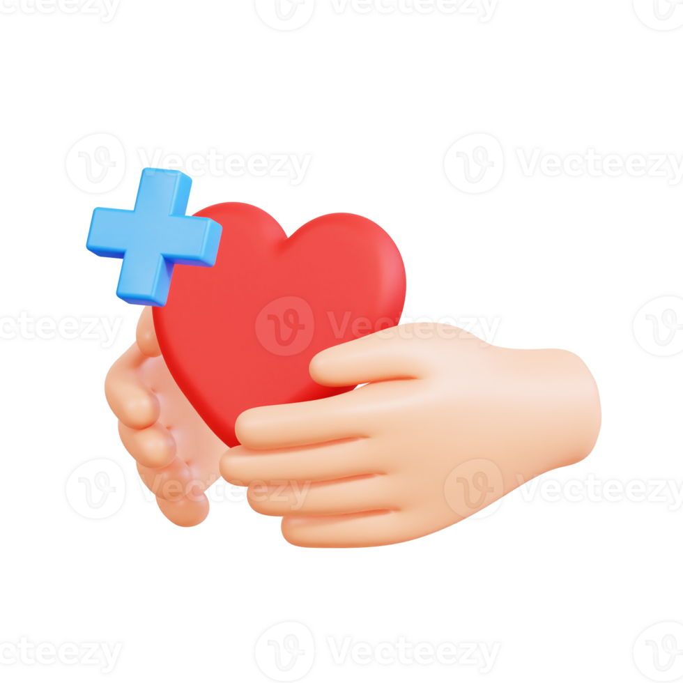 World Heart Day 3D Icon png