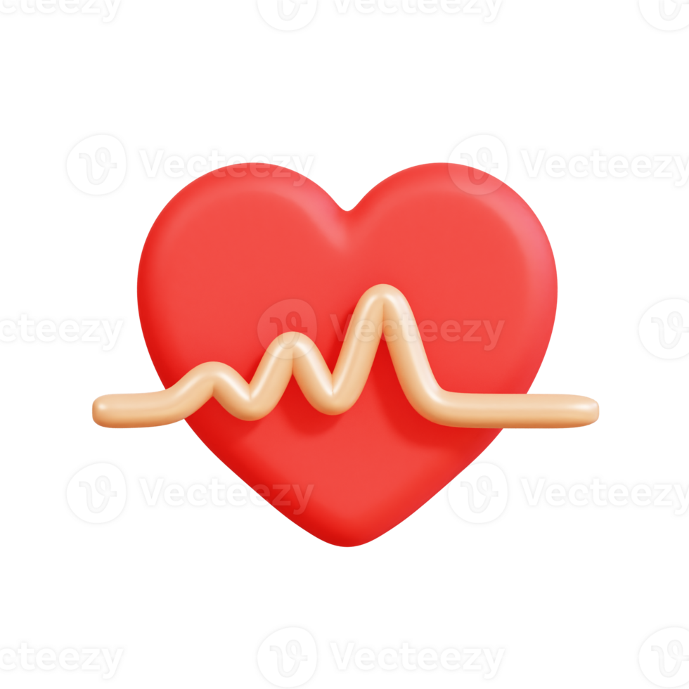 World Heart Day 3D Icon png