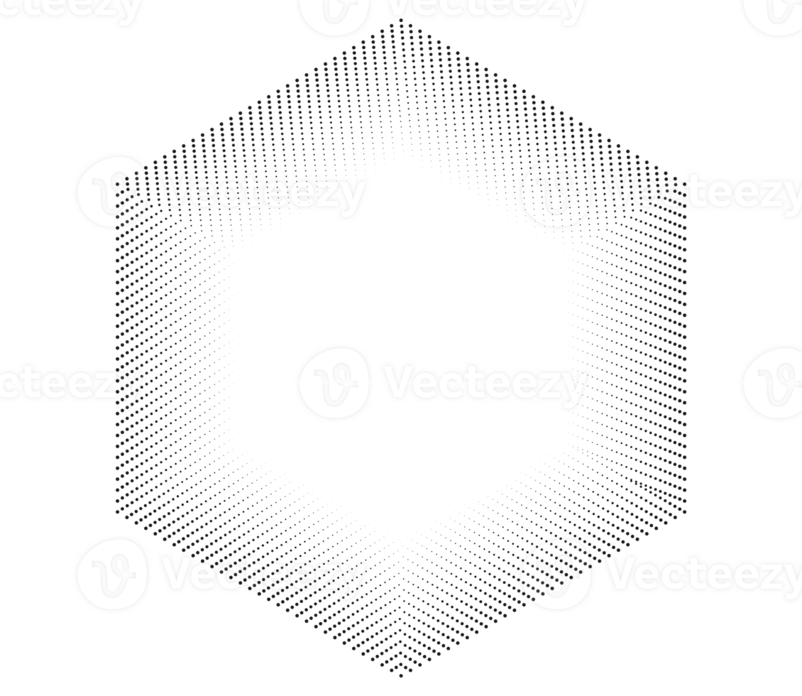 hexagon dot png transparent