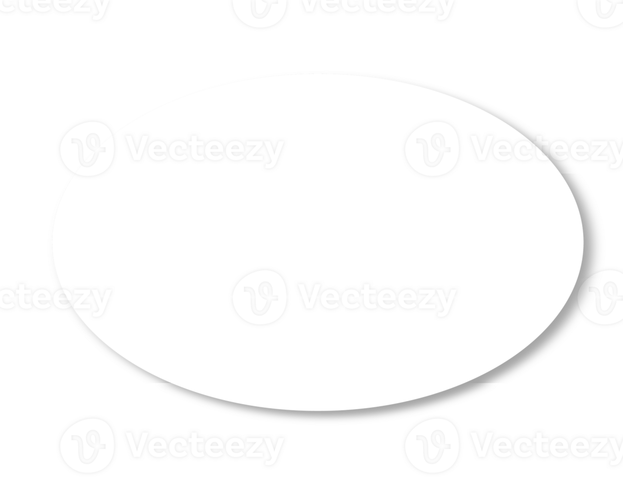 simple white circle and drop shadow png