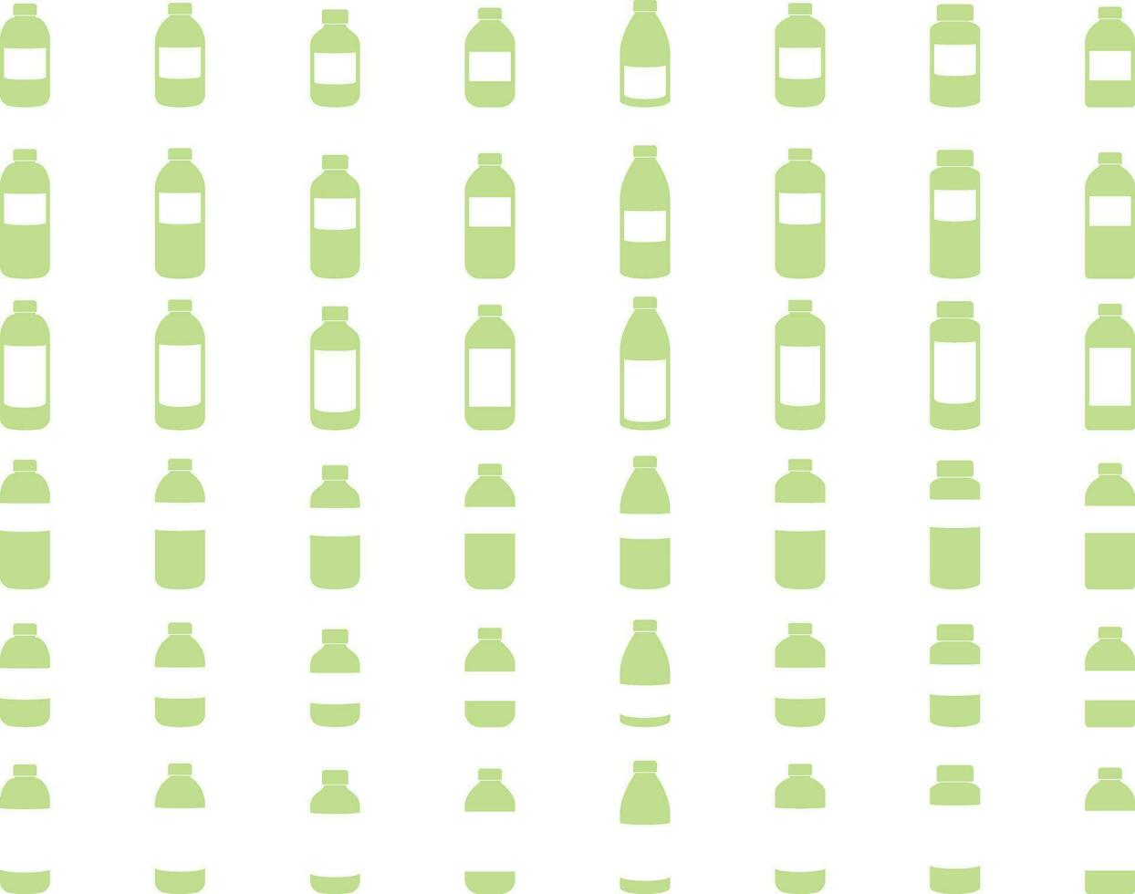 Modern Bottle Silhouette Icon Collection vector