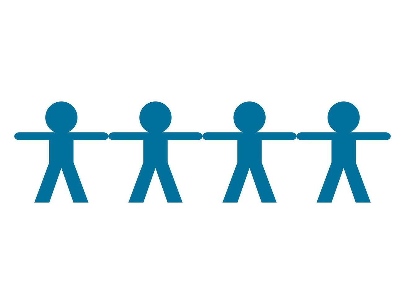 flat design human socialization vector illustration