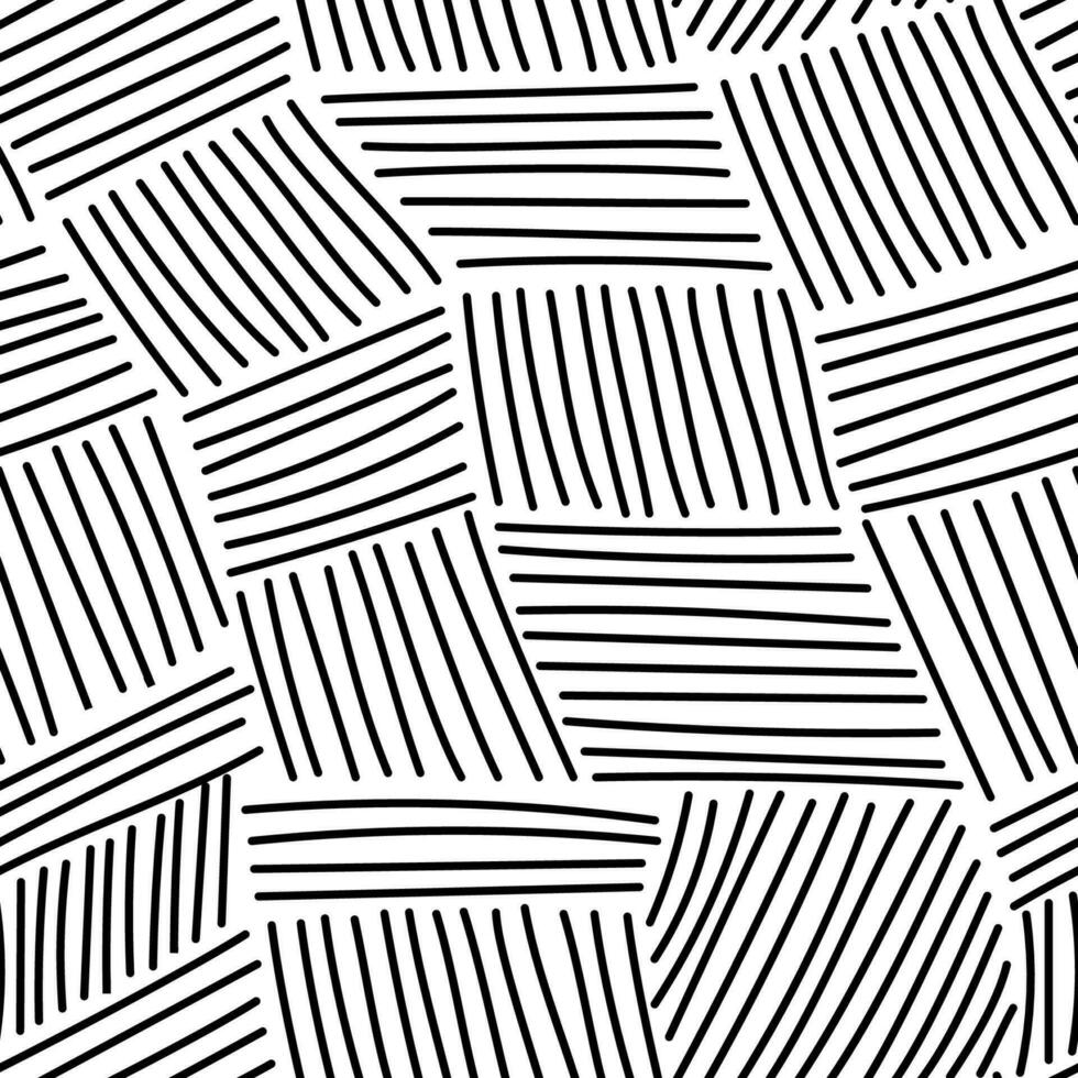 Abstract doodle seamless pattern. Vector hand drawn simple illustration ...