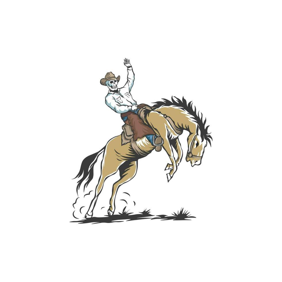 vaquero Clásico estilo vector