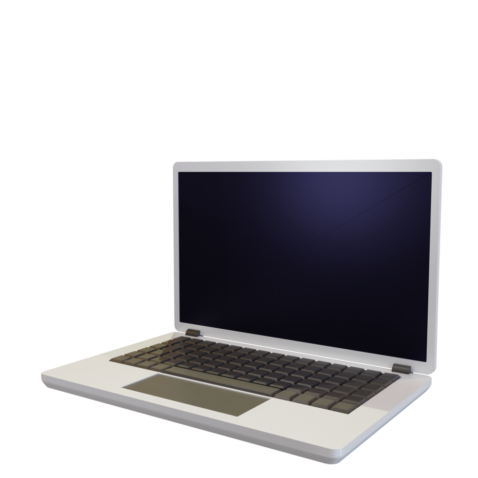 3D-Laptop-Darstellung png