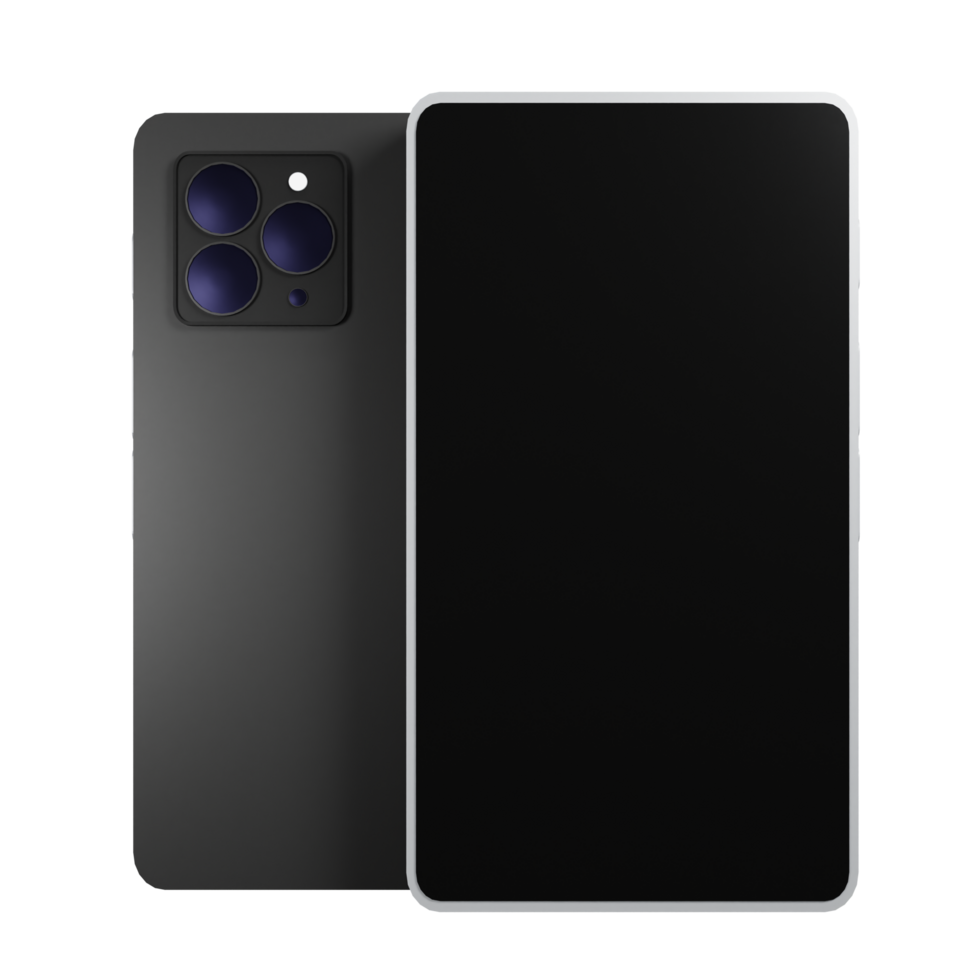 3D Smartphone Illustration png
