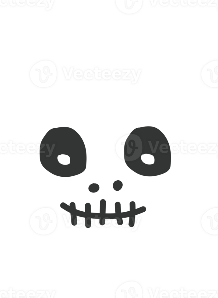 a human skull head png