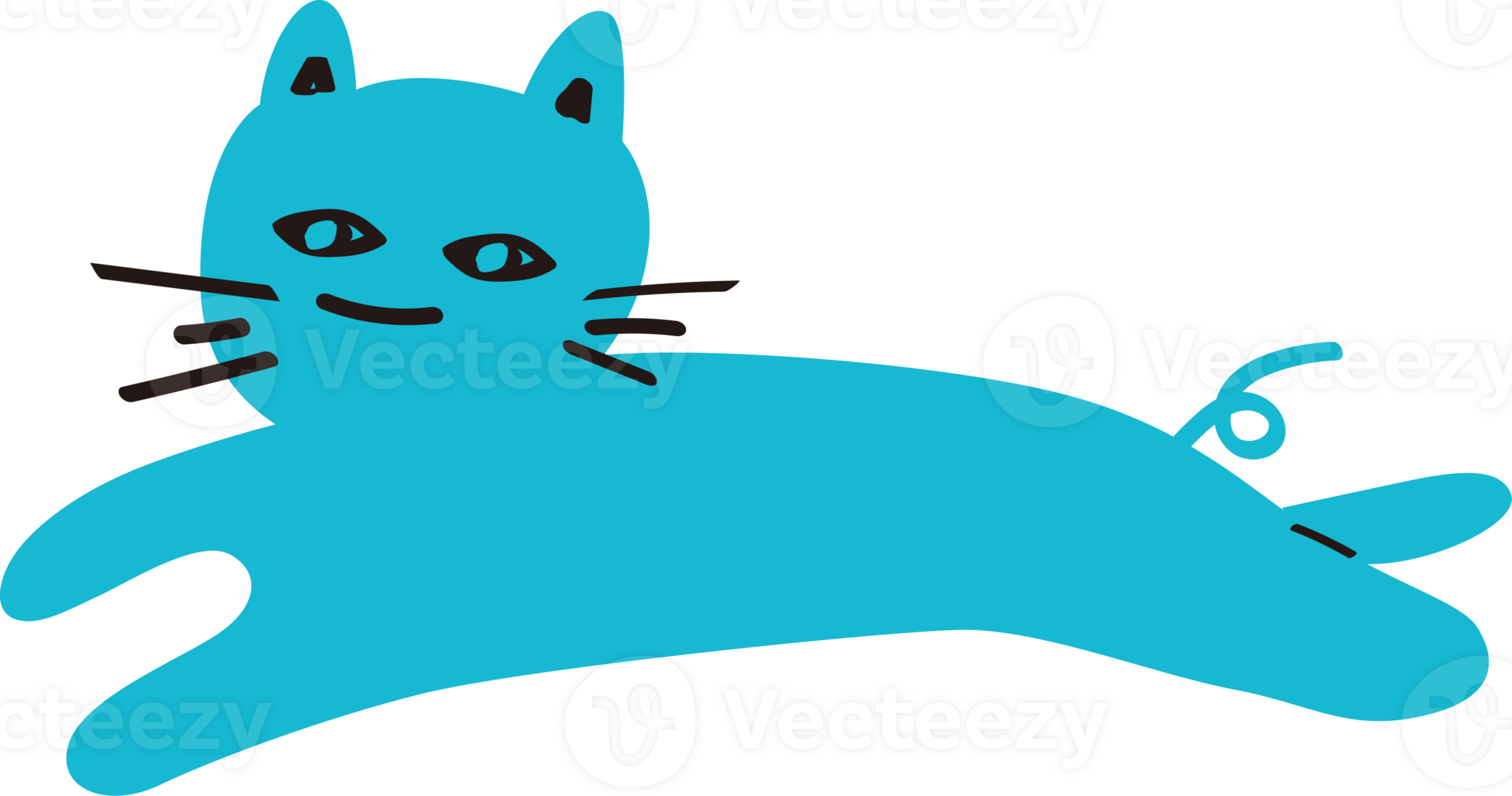 a blue cat 28537472 PNG