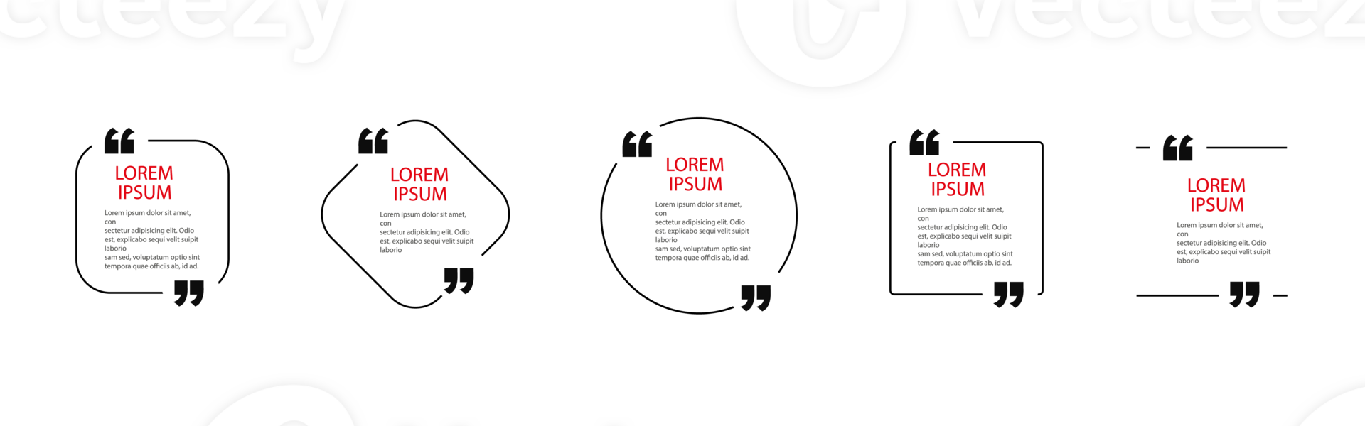 Inspirational quote for your opportunities. Speech bubbles with quote marks png