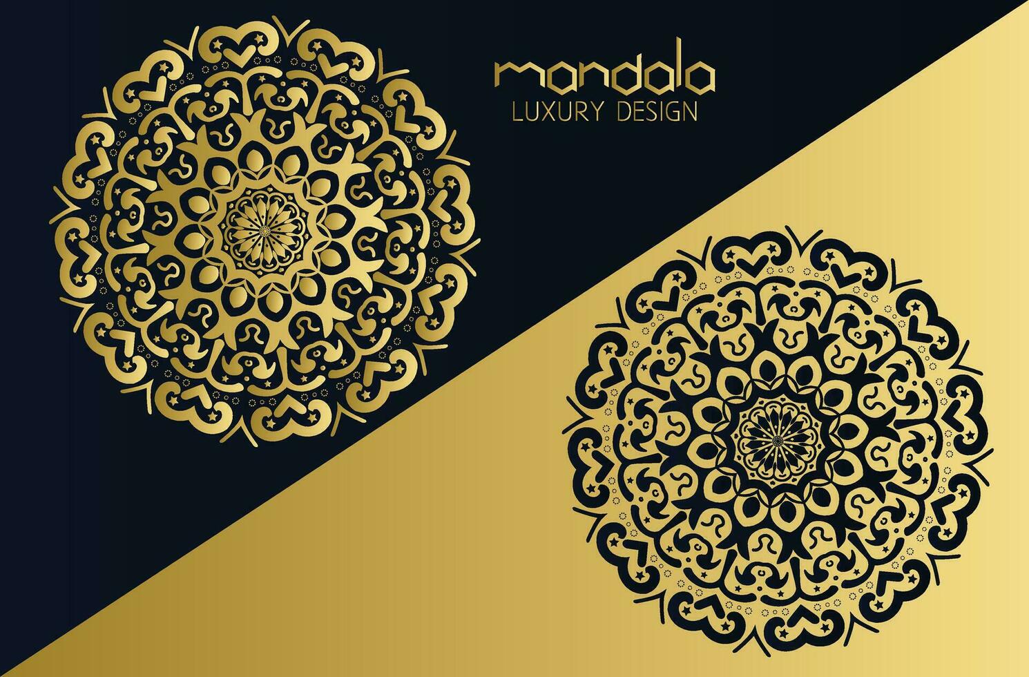 Luxury Mandala Design and Template,  Mandala Art. vector