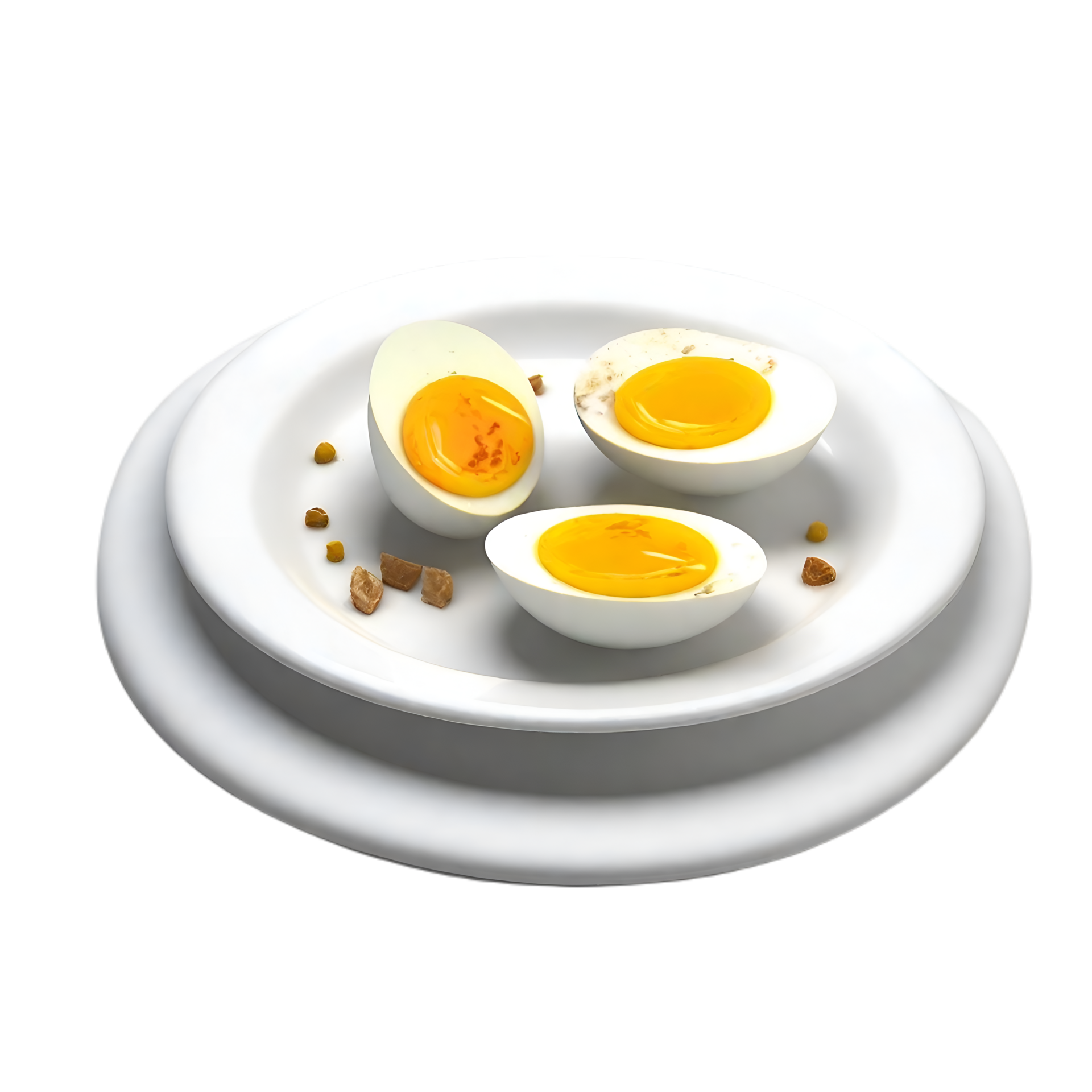 Premium AI Image  Boiled eggs are delicious
