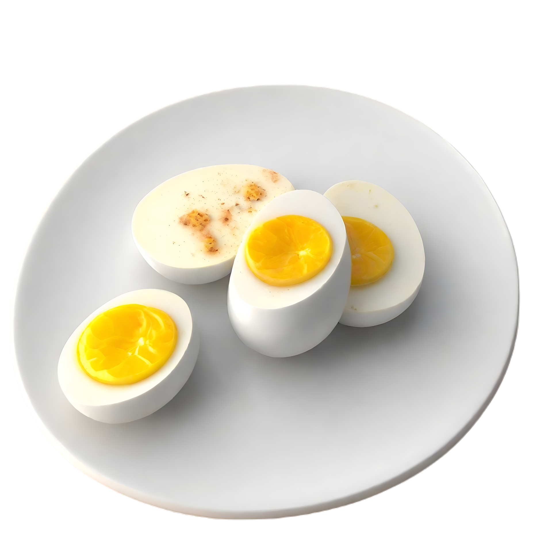 Half Boiled Eggs AI Generative 27727972 PNG