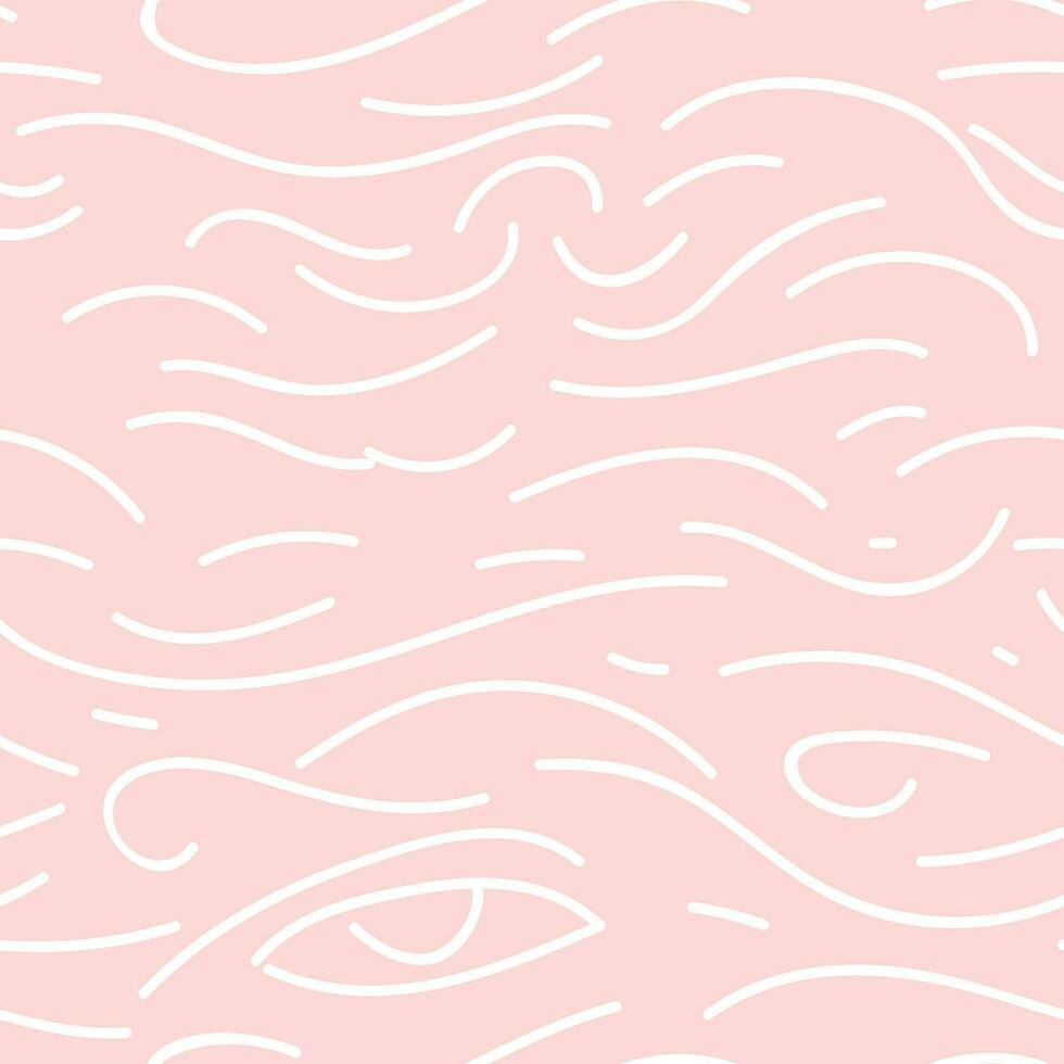 a pink background with a wave pattern vector