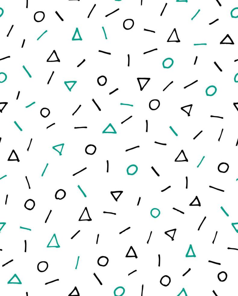 a pattern with geometric shapes and triangles vector